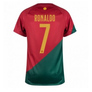 Portugal Cristiano Ronaldo #7 Replica Home Stadium Shirt World Cup 2022 Short Sleeve
